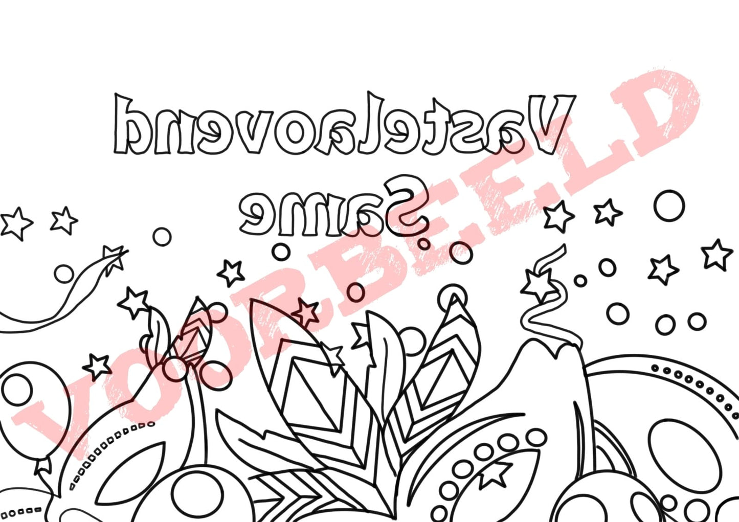 download: Raamtekening Vastelaovend Same!