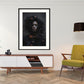 Ingelijst Digital Artwork (AI) Flowerbomb.1 (80 x 60 cm)