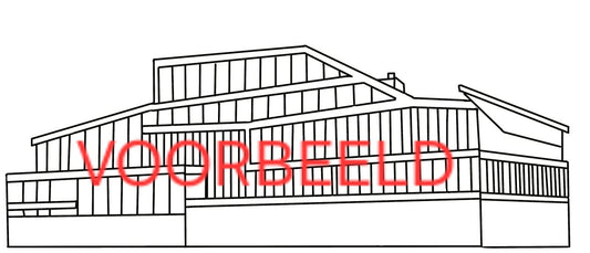 download: Raamtekening Maaspoort Venlo