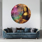 Muurcirkel Mona Lisa in space Ø 100 cm (5mm)